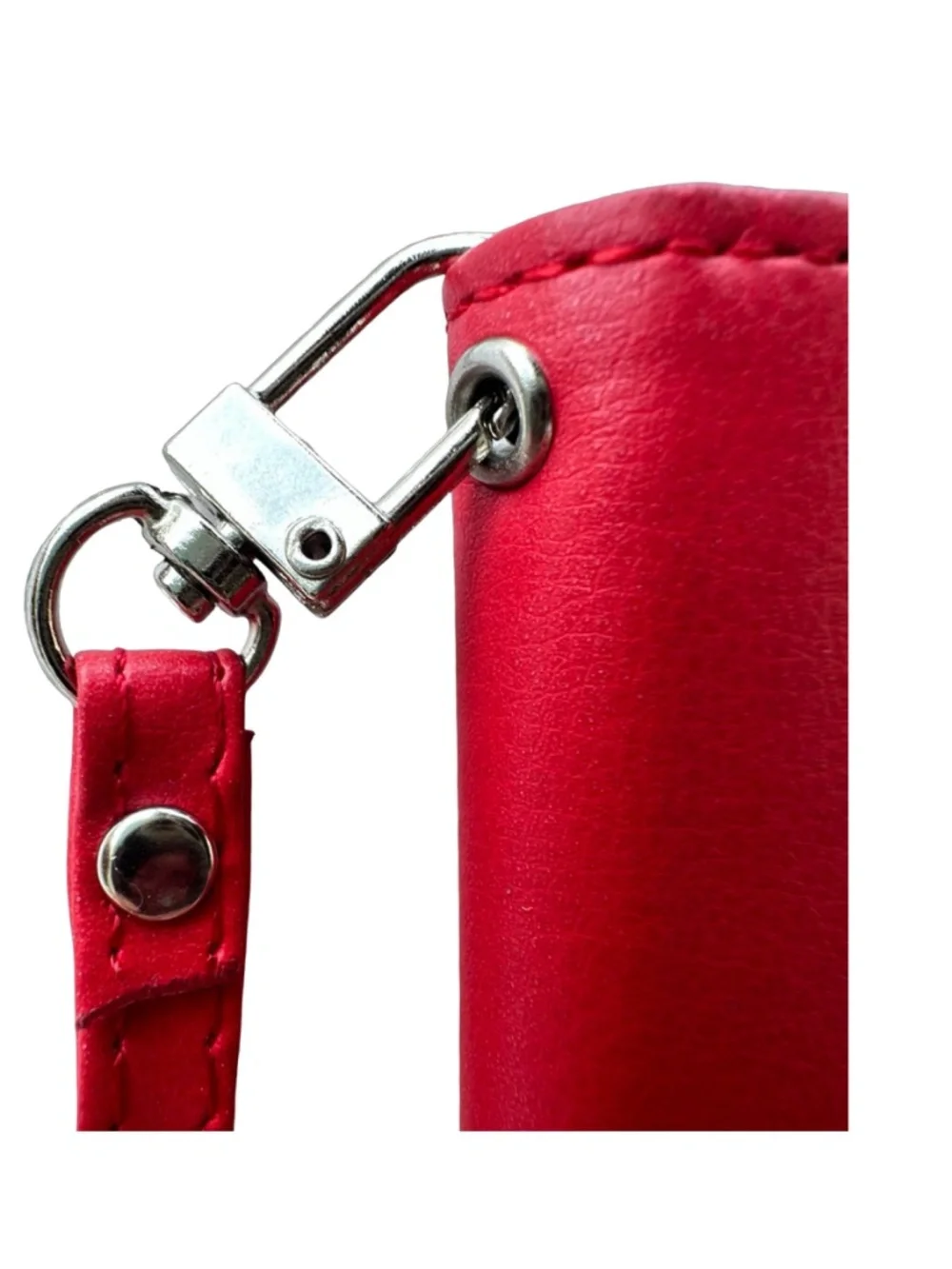 EL LUMIERE Premium Smartphone Case 2 5/8”x5 3/8” Red Foldable Card Holder Wallet